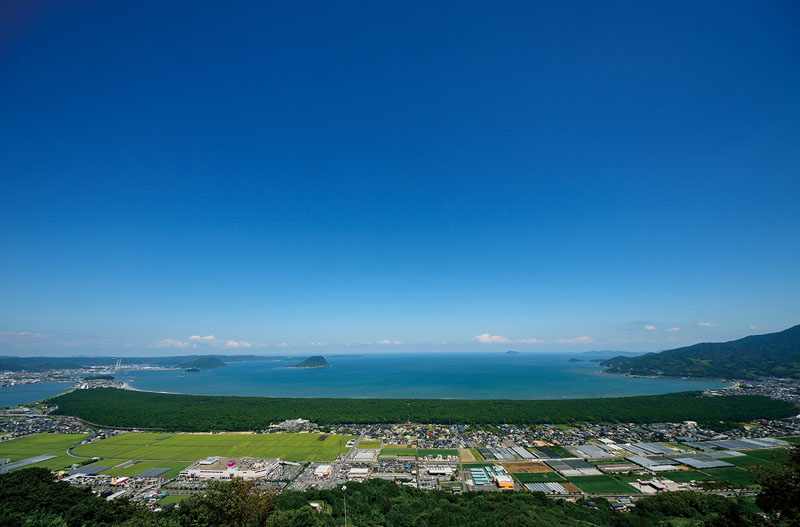 虹の松原（鏡山からの眺望）