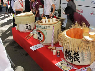 ドリンク・樽酒コーナー