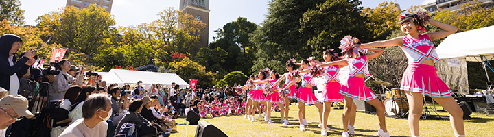 画像：稲門祭の様子
